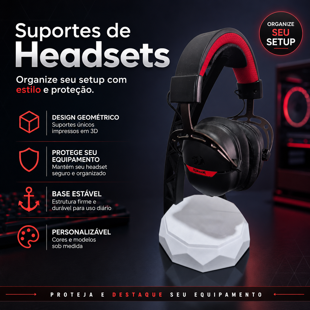 Suporte para headset